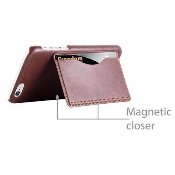 Samsung Galaxy S3 / S3 NEO Fodral Cadorabo Hårt Fodral Skydd Ultra Slim Bumper Stöder stativ och kortplats BRUN