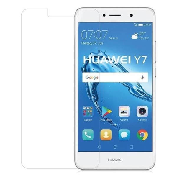 Cadorabo – Skärmskydd i härdat glas för > Huawei Y7 < Skärmskydd i härdat glas Skärmskyddsglas 0.3