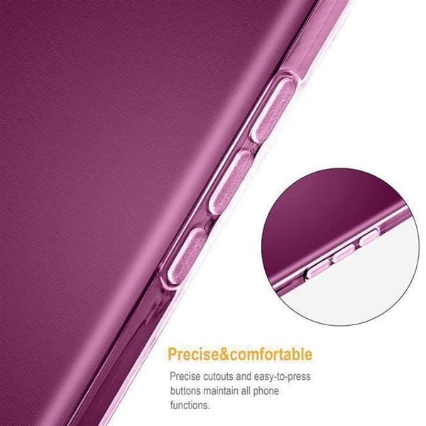 Transparent stötsäker silikonfodral för Samsung Galaxy A6 PLUS 2018 Ros