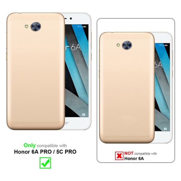 Skyddsfodral för Honor 6A PRO / 5C PRO CANDY RÖD Stötsäker Silikon Röd