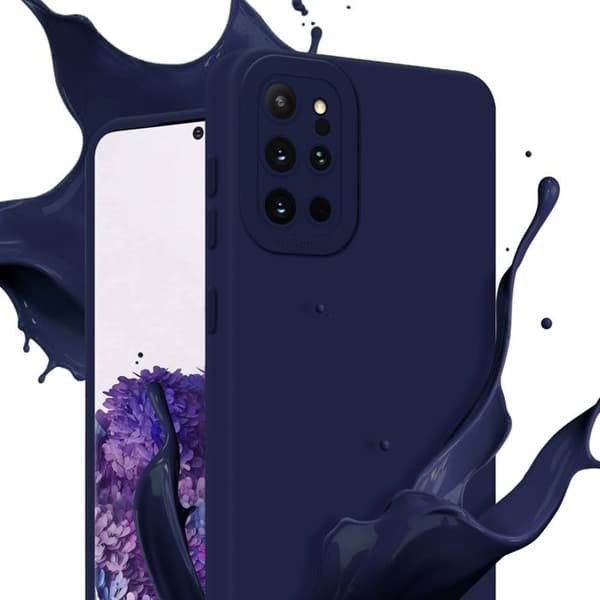 Skyddsfodral för Samsung Galaxy S20 PLUS i MÖRKBLA FLYTANDE Antichock Blå
