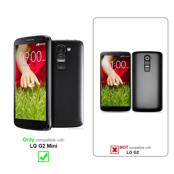 Fodral för LG G2 MINI Hölje i BLÅ BRUN Skyddsetui Blå