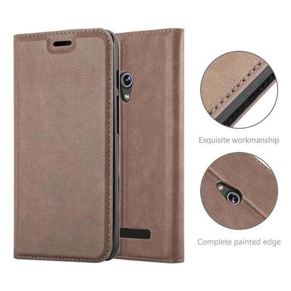 Fodral för Asus ZenFone 5 2014 i MÖRK BRUN brun