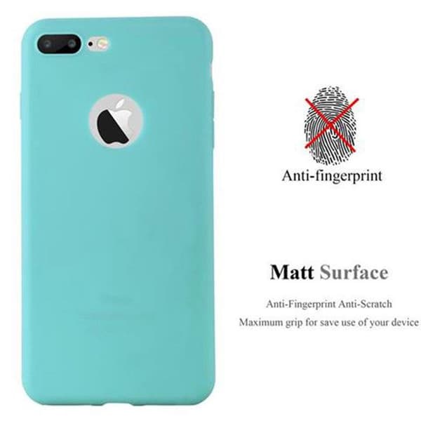Skal för iPhone 7 PLUS / 7S PLUS / 8 PLUS CANDY BLÅ Stötabsorberande Silikon Blå