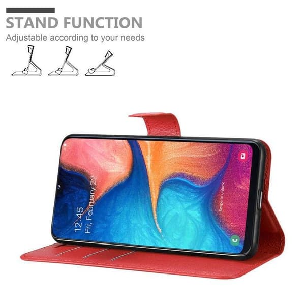 Fodral för Samsung Galaxy A10e / A20e i KIRSCHRÖD Röd