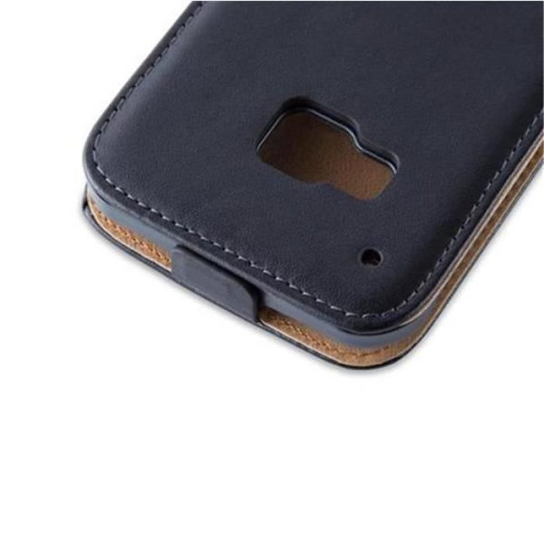 Cadorabo Fodral Fodral för > HTC ONE M9 (3. Generation) < i Flip Style Fodral Fodral Bumper Wallet i slätt konstläder