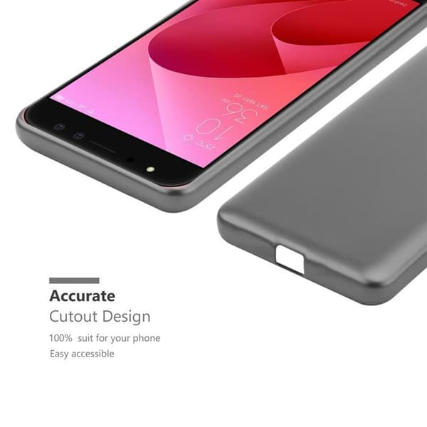 Skyddsfodral för Asus ZenFone 4 Selfie PRO Skyddsfodral i METALLISK GRÅ Matt Design Grå