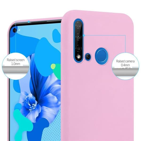 Skyddsfodral för Huawei NOVA 5i / P20 LITE 2019 CANDY ROSE VIF Stötskydd Silikon Ros