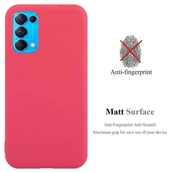 Coque - CADORABO - Oppo FIND X3 LITE - Candy Rouge - Silikon TPU - Stöttekskydd Candy Red