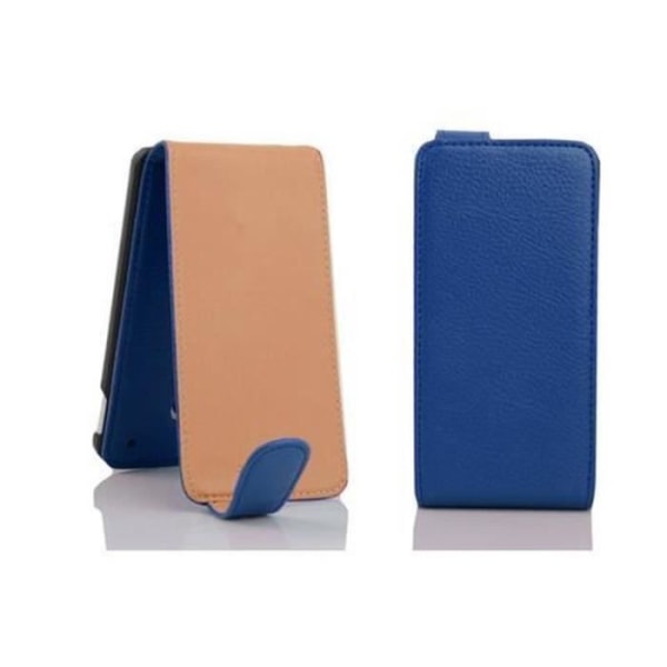 Cadorabo Fodral Cover för > HTC ONE MINI M4 (1. Generation) < i Flip Style Fodral Cover Bumper Wallet i CELESTIAL BLUE