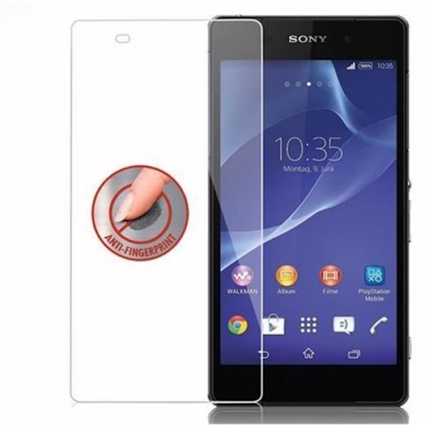 Cadorabo skärmskydd för Sony Xperia Z2 0,3 mm rundade hörn HÖG TRANSPARENS härdat glas