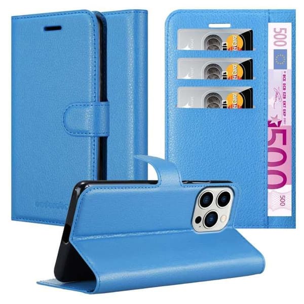 Etui för iPhone 14 PRO i PASTELLBLÅ Blå