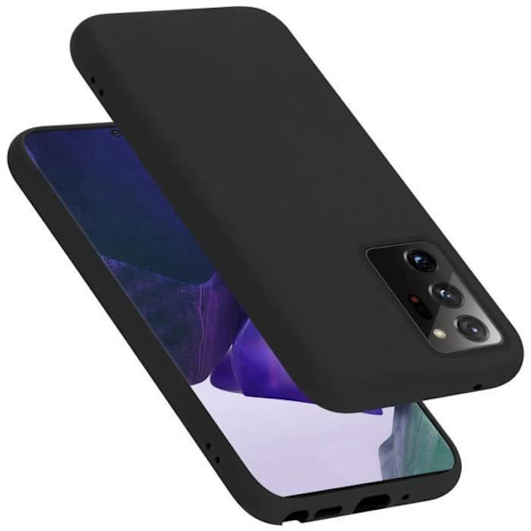 Coque - CADORABO - Samsung Galaxy NOTE 20 ULTRA - Silikon TPU - Stötskydd - Tunn och lätt design Svart