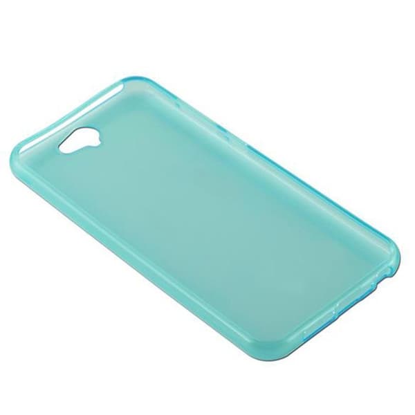 Transparent stötabsorberande silikonfodral för HTC ONE A9 Blå
