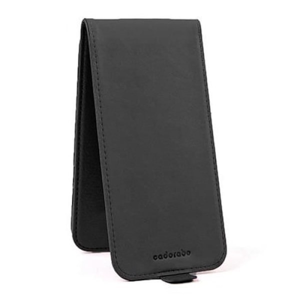 CADORABO - CASE COVER FÖR > SAMSUNG GALAXY S8 < I FLIP STYLE – CASE COVER BUMPPER SMOOTH PU Plånbok I SVART