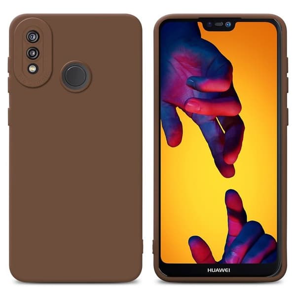 Skyddsfodral för Huawei P20 LITE 2018 / NOVA 3E i FLUID BRUN Stötsäker Skyddsfodral brun