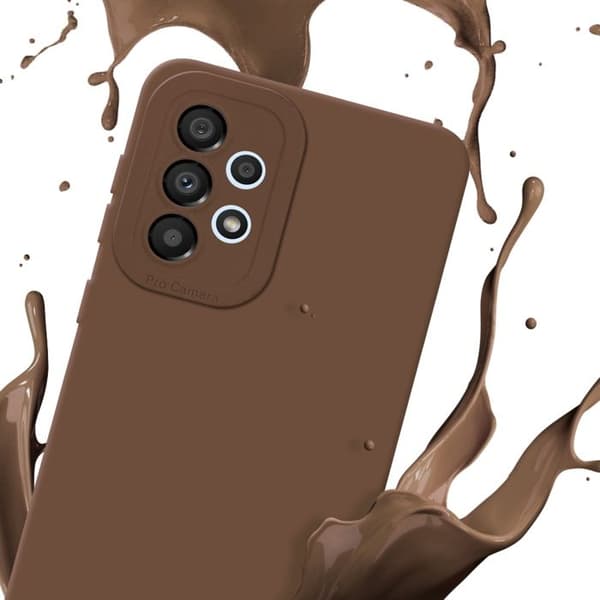 Skyddsfodral för Samsung Galaxy A32 4G i FLUID BRUN Stötsäker brun