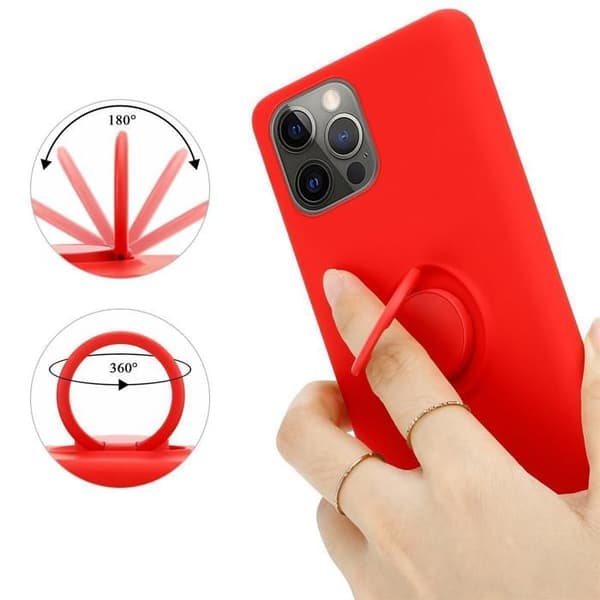 Skal för iPhone 13 MINI i LIQUID RED Stötabsorberande skydd Röd