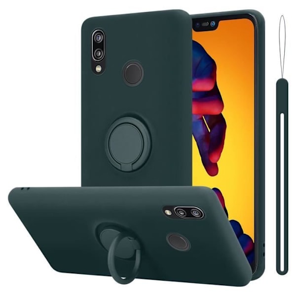 Coque - CADORABO - Huawei P20 LITE 2018 / NOVA 3E - LIQUID GREEN - Silikon TPU - Stötteffektsskydd VÄTSKA GRÖN