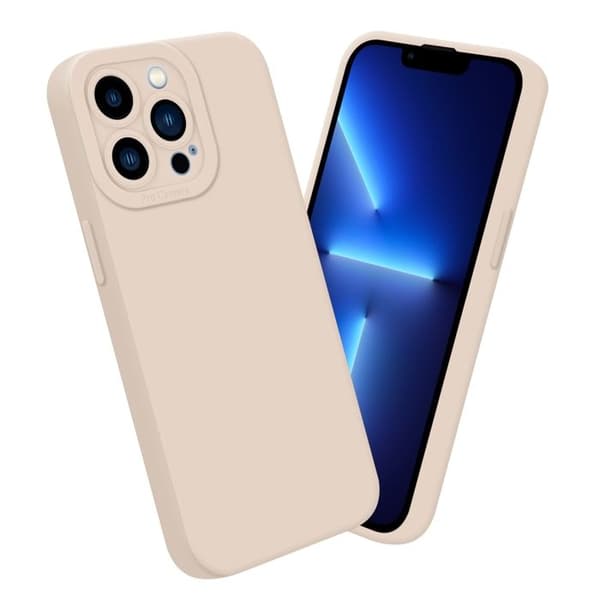 Skyddsfodral för iPhone 13 PRO i FLUID CRÈME Stötsäker Ros