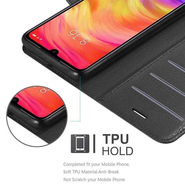 Etui för Xiaomi RedMi NOTE 7 i JETSVART Svart