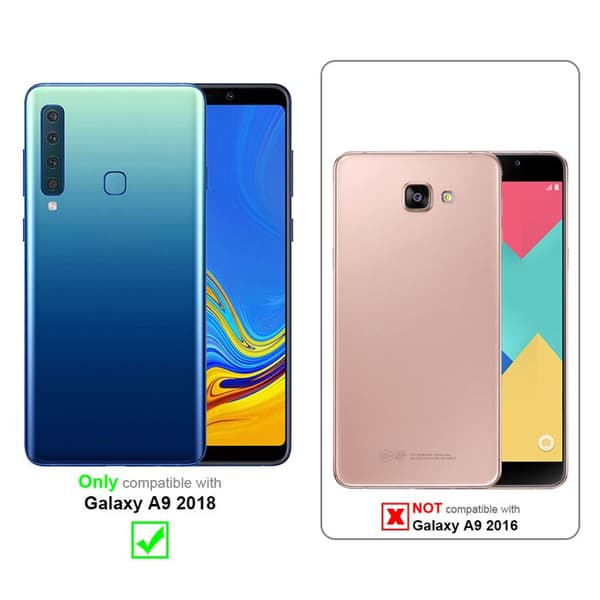 Skyddsfodral för Samsung Galaxy A9 2018 CANDY BLÅ Stötskydd Silikon Blå