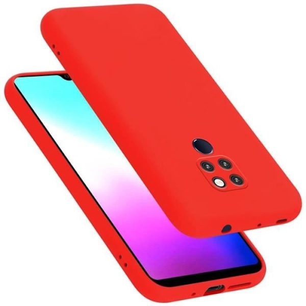 Coque - CADORABO - Huawei MATE 20 - Silikon TPU - 360° skydd - Halkfri - Lätt Röd