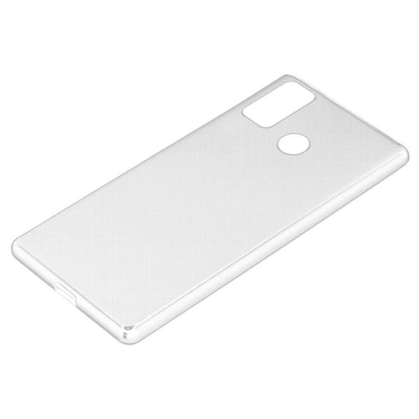 Transparent stötsäker silikonfodral för Honor 9X LITE Vit