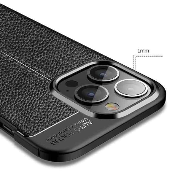 Skal för iPhone 13 PRO Djupsvart Svart