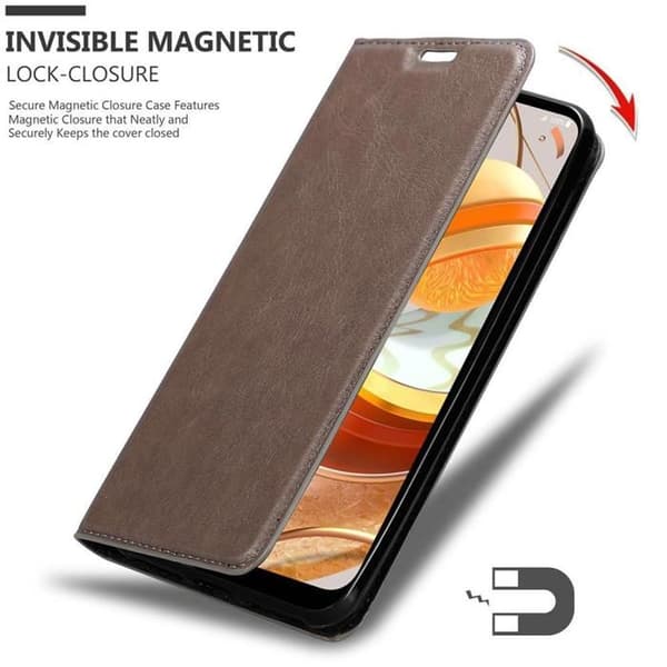 Fodral för LG K61 Skal i MÖRK BRUN brun