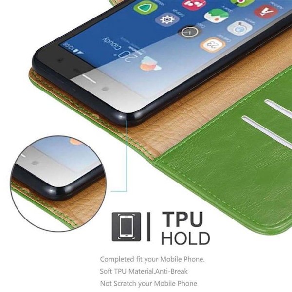 Fodral för ZTE Blade L7 i GRÖN PRÉ Skyddscase med stödfunktion Grön