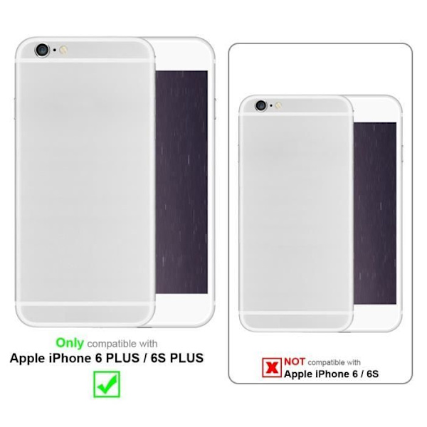 Fodral för Apple iPhone 6 PLUS / 6S PLUS Fodral i Candy Green Silikon TPU Fodral Skal och kameraskydd Grön