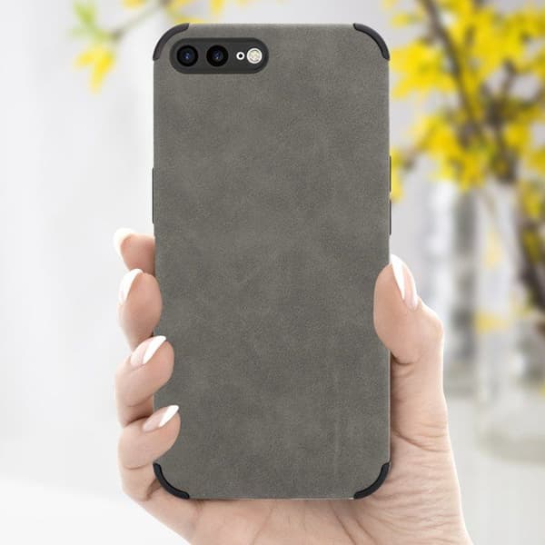 Skal för iPhone 7 PLUS / 7S PLUS / 8 PLUS Grå Sand Skydd Grå