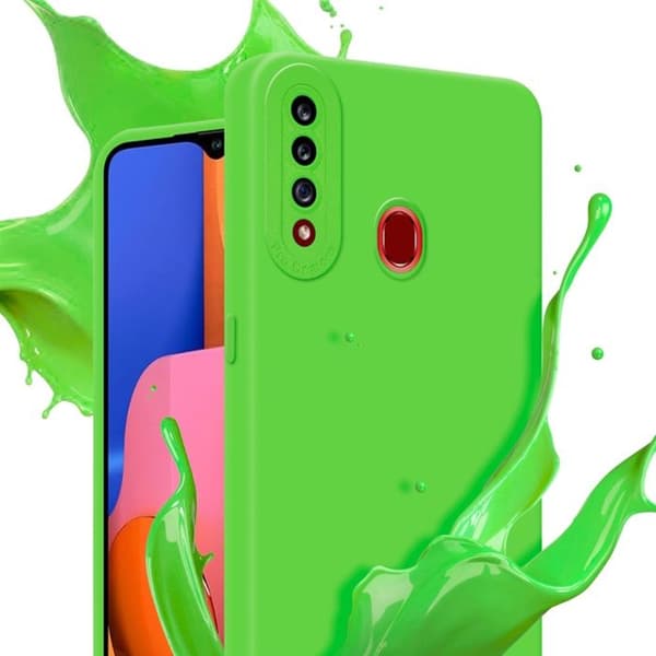 Skyddsfodral för Samsung Galaxy A20s i FLUID GRÖN Stötsäker Grön