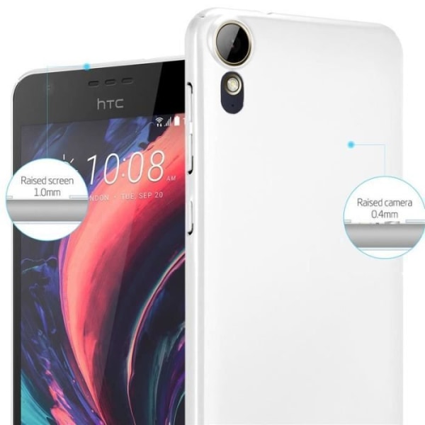 Cadorabo Fodral till HTC Desire 10 Lifestyle - Desire 825 i METALLISKT SILVER