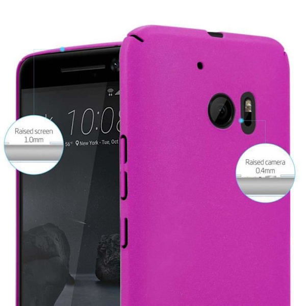 Coque - CADORABO - HTC ONE M10 - Frosty Rose Vif - Stötskydd - Matt design Frostig ros Vif