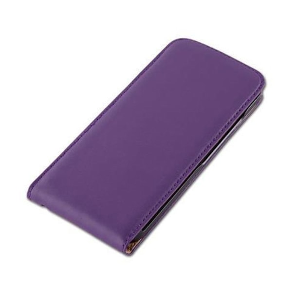 Mobilskal för Apple iPhone 6 / 6S i ORKIDÉ VIOLETT, Fodral Etui Skydd Flip i slätt konstläder Plånbok Lila