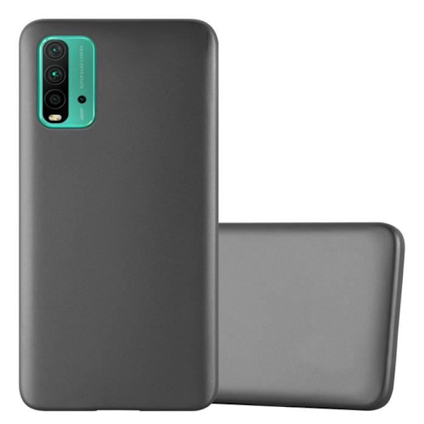 Coque - CADORABO - Xiaomi RedMi 9T / POCO M3 - Silikon TPU - Metallisk Grå - Tunn Skydd METALLISK GRÅ