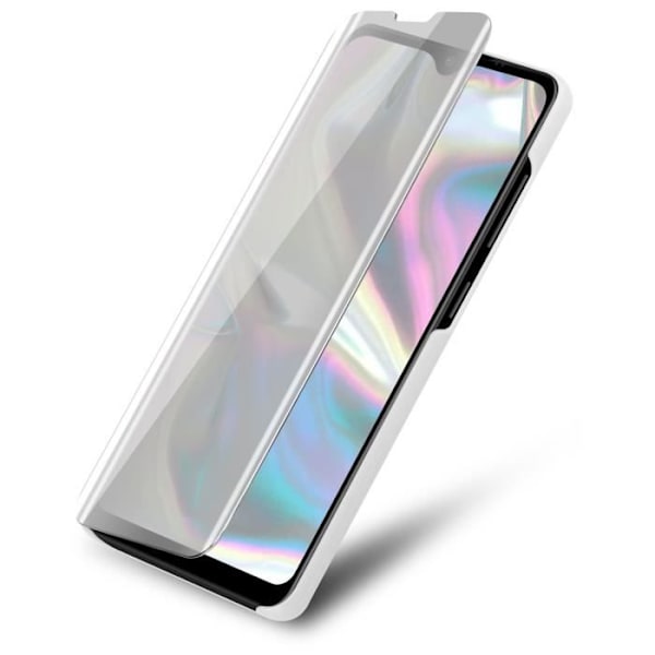 Coque - CADORABO - Samsung Galaxy A70e - 360 graders skydd - Design Clear View - Silver Pengar