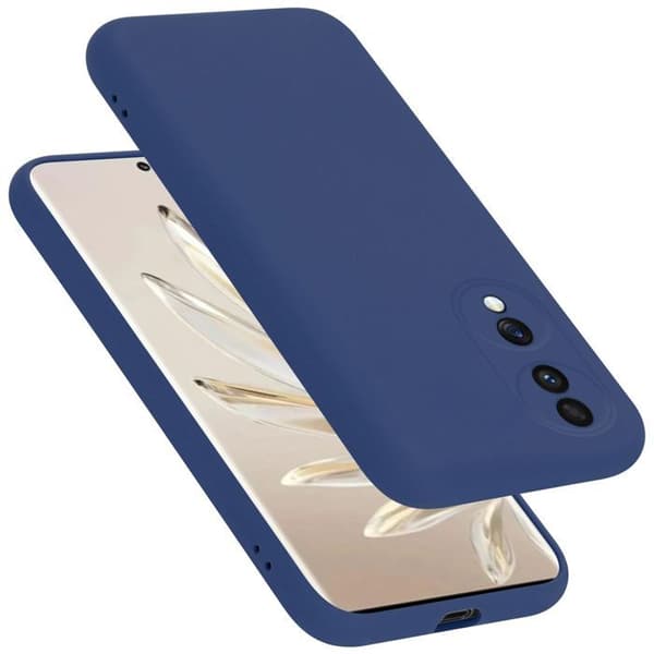 Skyddande stötsäker skal för Honor 70 i LIQUID BLUE Blå