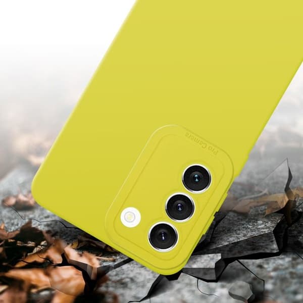 Skyddsfodral för Samsung Galaxy S22 i FLUID GUL Antichock Gul