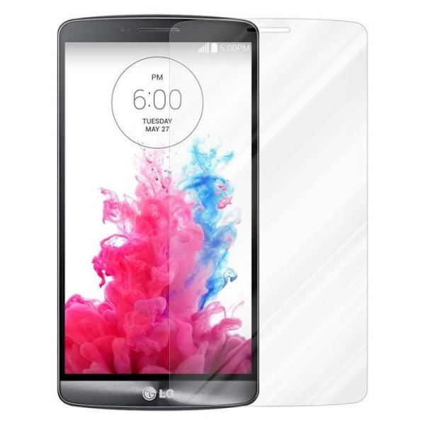 Cadorabo härdat glas LG G3 skärmskyddsfilm härdat skydd för display TRANSPARENT Transparent