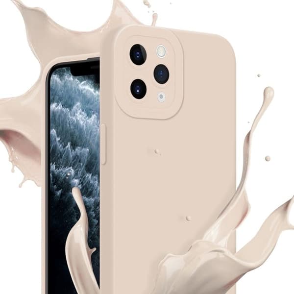 Skyddsfodral för iPhone 11 PRO MAX i FLUID CRÈME Stötskyddande Fodral Ros