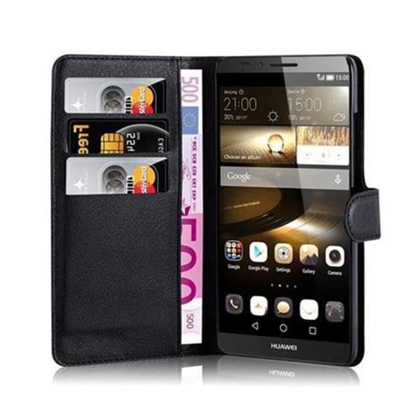 Etui för Huawei D3 MATE 7 MINI i JET BLACK Svart