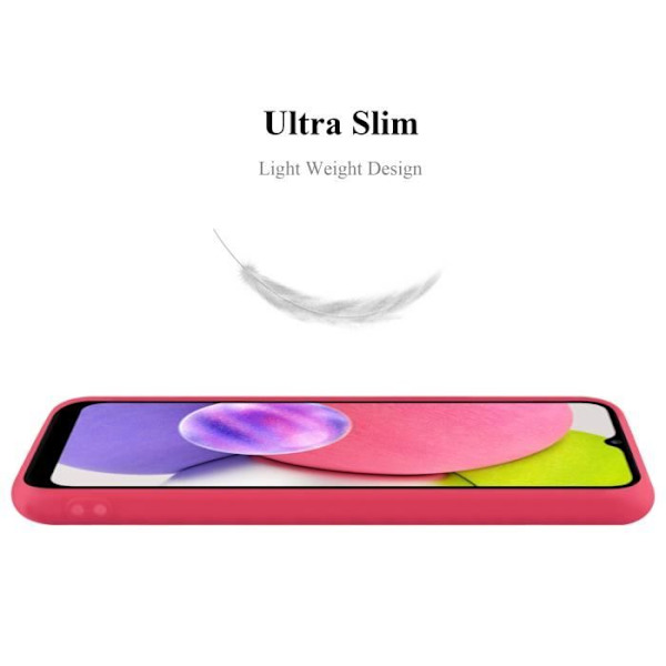 Coque - CADORABO - Samsung Galaxy A03s - Candy Rouge - Silikon TPU - Stötskydd Candy Red