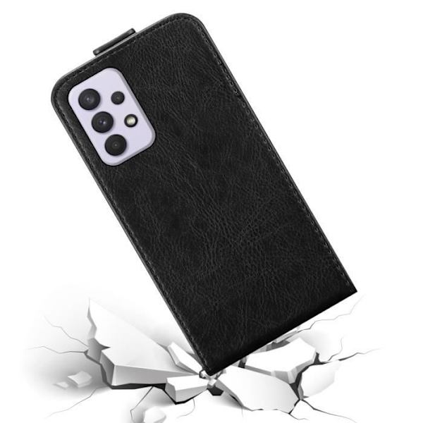 Coque - CADORABO - Samsung Galaxy A33 5G - Svart - Flip-skydd - Magnetisk stängning Svart