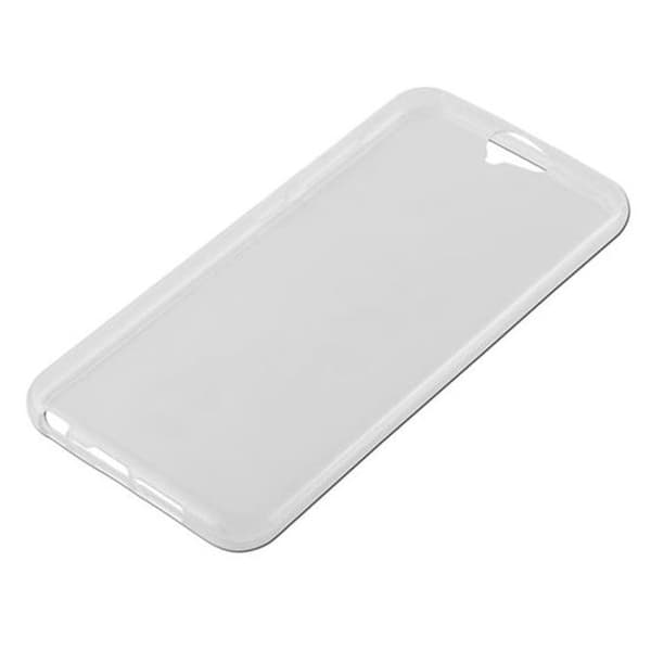 Transparent stötabsorberande silikonfodral för HTC ONE A9 Vit
