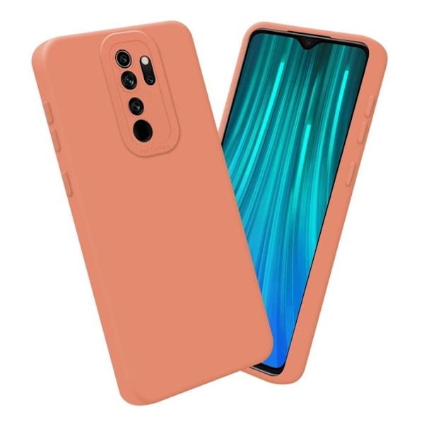 Skyddsfodral för Xiaomi RedMi NOTE 8 PRO i LJUS FLUIDORANGE Silikon TPU flexibelt skyddsetui. Gul