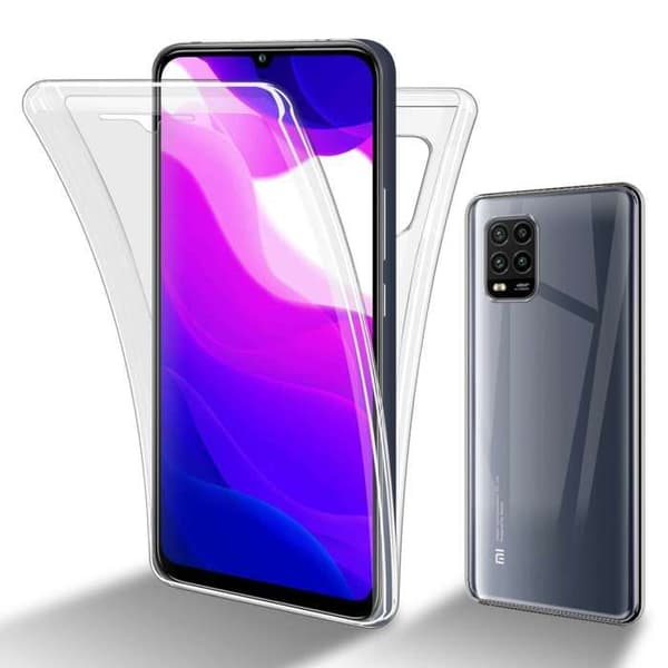 Transparent skal för Xiaomi Mi 10 LITE Heltäckande skydd Vit