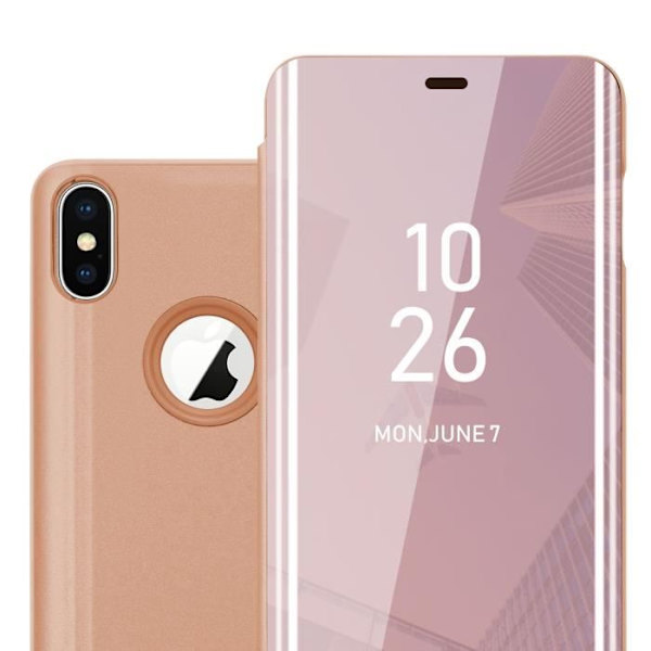 Coque - CADORABO - Apple iPhone XS MAX - KUNZIT ROSE - Klar vy - Skydd 360° KUNZIT ROSE